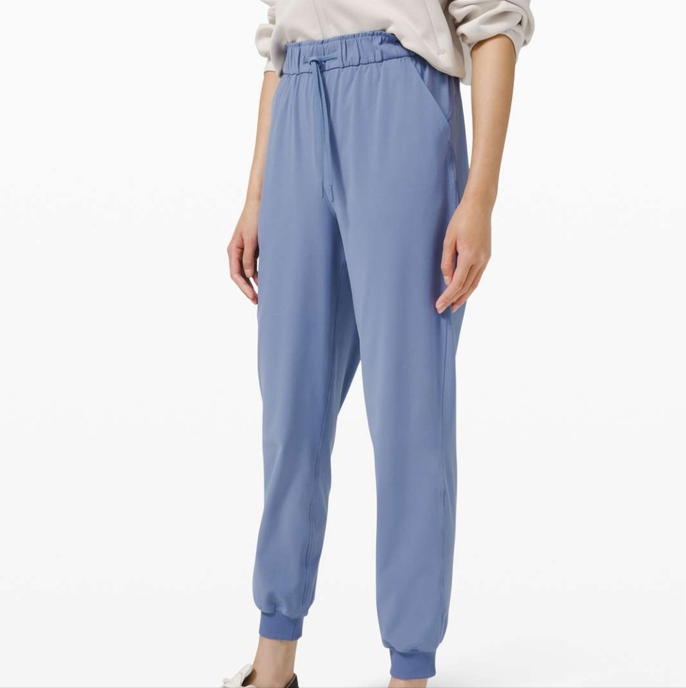 Lululemon Stretch High-Rise Jogger Size 4 Water Drop Luxtreme Nulu‎ On The Move